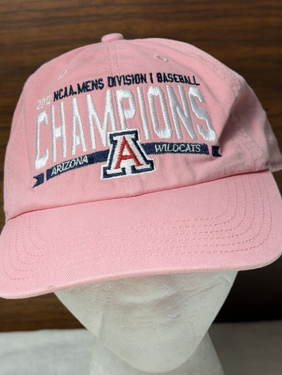 Other - 47 Brand Arizona Wildcats 2012 NCAA Baseball Champions Hat Pink Womens OSFA